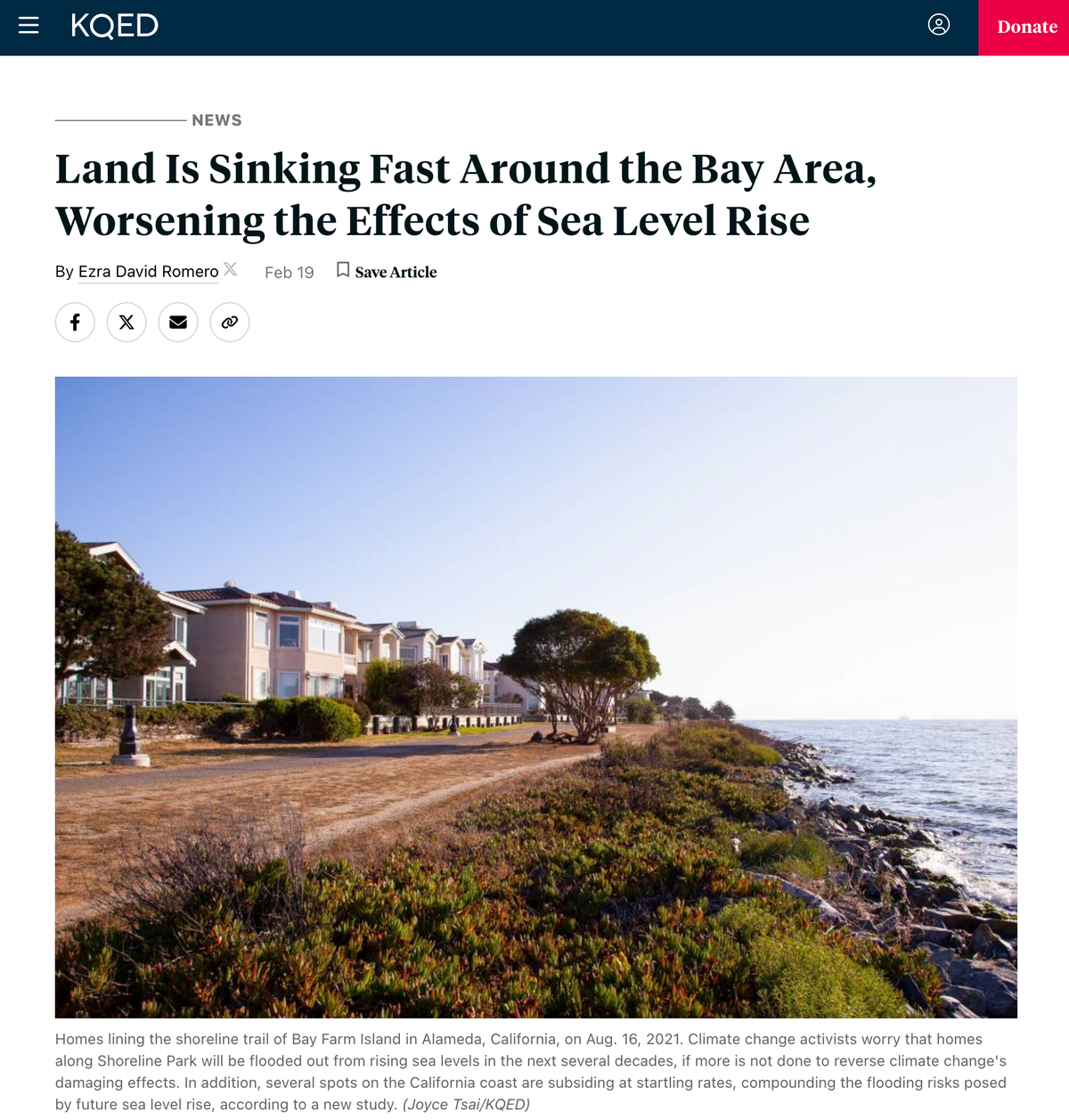 "Surrendering certain parts of [Alameda] to the incoming tides"